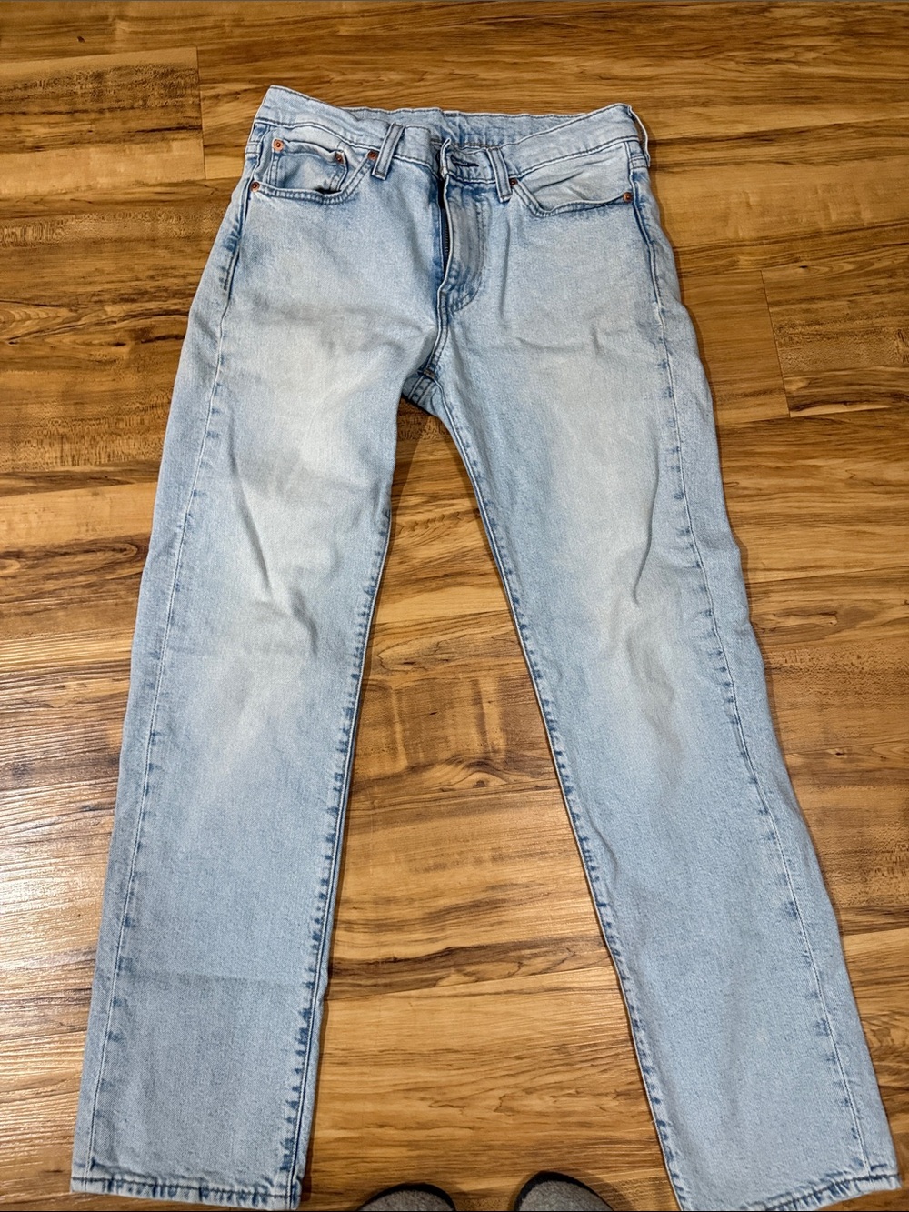 Levi's Light Blue Straight Leg Jeans
